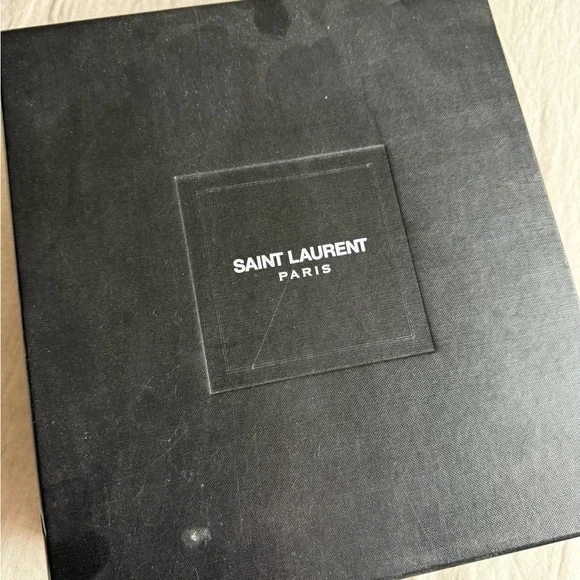 Saint Laurent Black Leather Ankle-Strap Stiletto Pumps - Picture 2 of 8